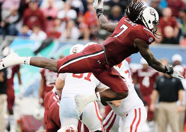 Jadeveon Clowney runs 4.47 40 at 2014 NFL combine: 'I want to be one of the greatest of all time," Jadeveon Clowney said. "And the NFL is the next stepping stone.'